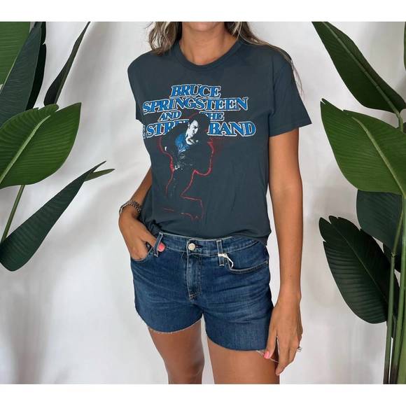 NEW DAYDREAMER bruce springsteen 84-85 tour ringer tee in black - Picture 3 of 3